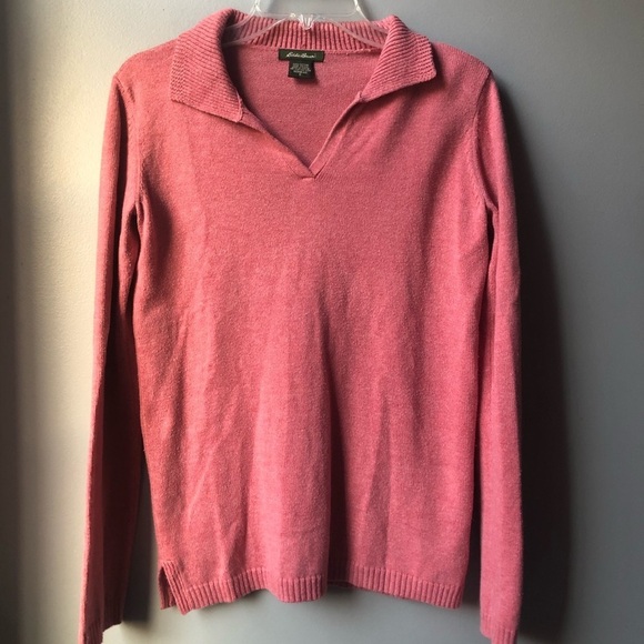 Eddie Bauer Pink Sweater Size Small - Picture 2 of 9